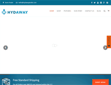 Tablet Screenshot of hydawaybottle.com